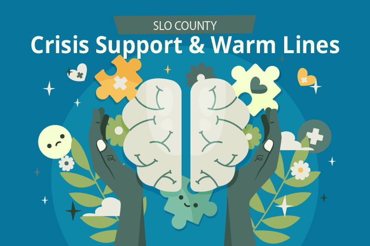 San Luis Obispo Crisis and Warm Line Resources graphic