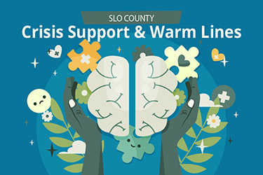 San Luis Obispo Crisis and Warm Line Resources graphic